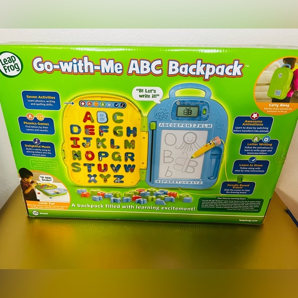 NIB - LeapFrog Letter Backpack - Picture 4 of 4